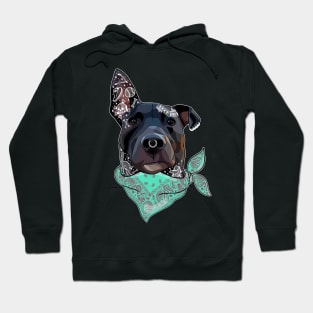 Cool dog with tattoos Hoodie